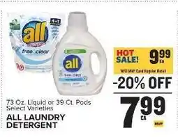 Food Lion all Laundry Detergent offer