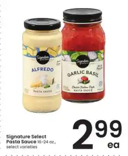 Albertsons Signature Select Pasta Sauce offer