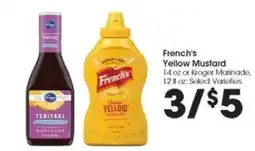 Food 4 Less French's Yellow Mustard or Kroger Marinade offer