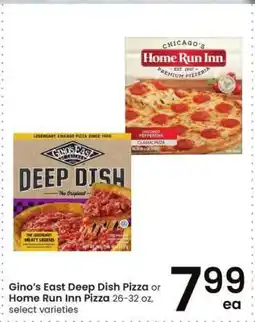 Albertsons Gino’s East Deep Dish Pizza or Home Run Inn Pizza offer