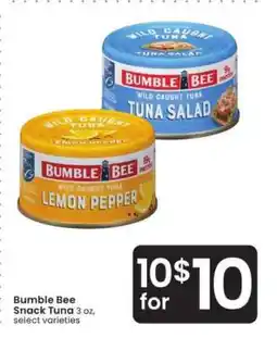 Albertsons Bumble Bee Snack Tuna offer
