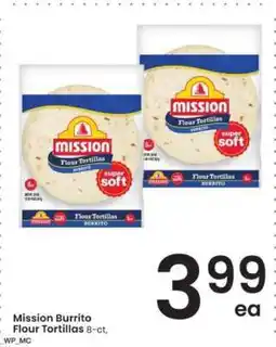 Albertsons Mission Burrito Flour Tortillas offer