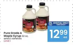 Albertsons Pure Grade A Maple Syrup offer