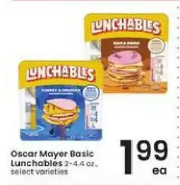 Albertsons Oscar Mayer Basic Lunchables offer
