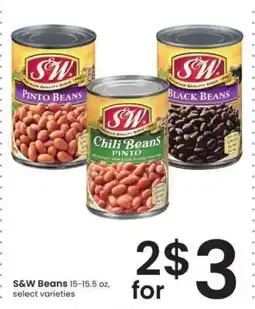 Albertsons S&W Beans offer