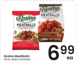 Albertsons Rosina Meatballs offer