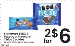 Albertsons Signature SELECT Tuxedo or Treasure Chips Cookies offer