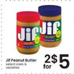 Albertsons Jif Peanut Butter offer