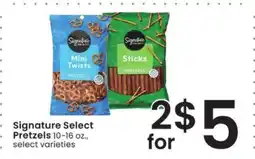 Albertsons Signature Select Pretzels offer