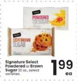 Albertsons Signature Select Powdered or Brown Sugar offer