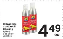 Albertsons O Organics Canola Oil Cooking Spray offer
