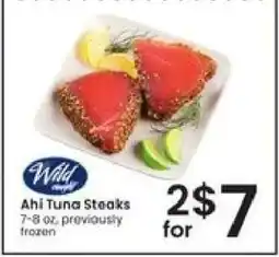 Albertsons Ahi Tuna Steaks offer
