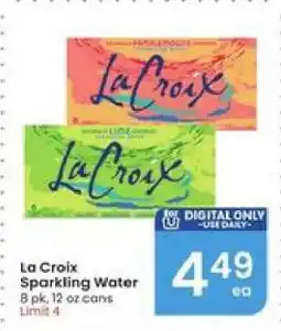Albertsons La Croix Sparkling Water offer