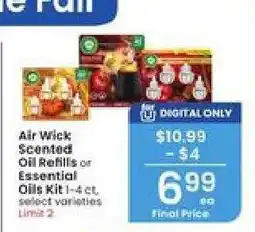 Albertsons Air Wick Scented Oil Refills or Essential Oils Kit offer
