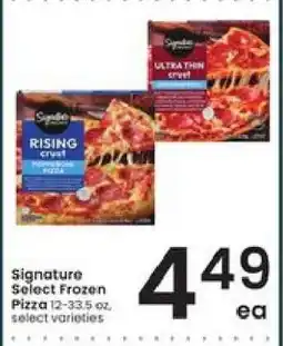Albertsons Signature Select Frozen Pizza offer