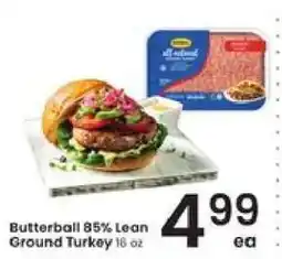 Albertsons Butterball 85% Lean Ground Turkey offer
