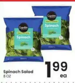 Albertsons Spinach Salad offer