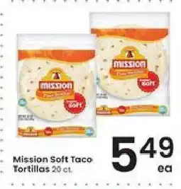 Albertsons Mission Soft Taco Tortillas offer