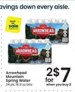 Albertsons Arrowhead Mountain Spring Water offer