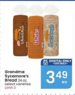 Albertsons Grandma Sycamore's Bread offer