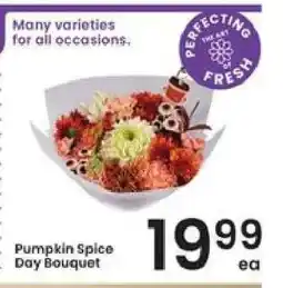 Albertsons Pumpkin Spice Day Bouquet offer