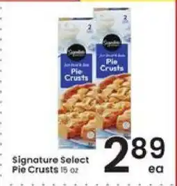Albertsons Signature Select Pie Crusts offer
