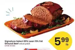 Albertsons Signature Select Ground Beef offer