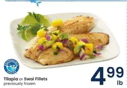 Albertsons Tilapia or Swai Fillets offer