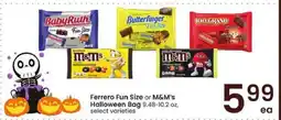 Albertsons Ferrero Fun Size or M&M's Halloween Bag offer