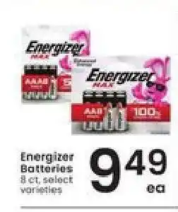 Albertsons Energizer Batteries offer