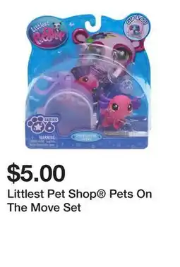 Five Below Littlest Pet Shop Pets On The Move Set offer
