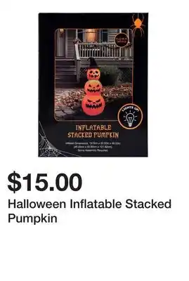 Five Below Halloween Inflatable Stacked Pumpkin offer
