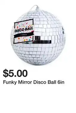 Five Below Funky Mirror Disco Ball 6in offer