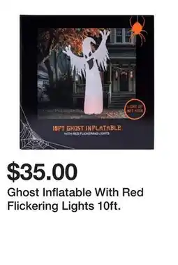 Five Below Ghost Inflatable With Red Flickering Lights 10ft offer