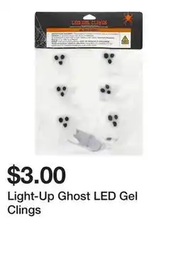 Five Below Light-Up Ghost LED Gel Clings offer