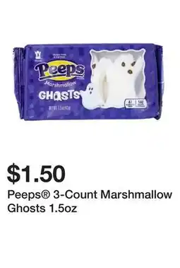 Five Below Peeps 3-Count Marshmallow Ghosts 1.5oz offer