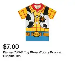 Five Below Disney PIXAR Toy Story Woody Cosplay Graphic Tee offer