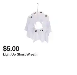 Five Below Light Up Ghost Wreath offer