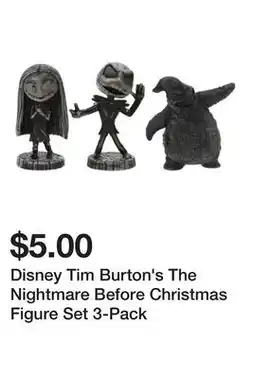 Five Below Disney Tim Burton's The Nightmare Before Christmas Figure Set 3-Pack offer