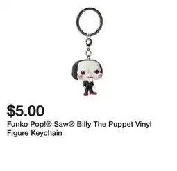 Five Below Funko Pop! Saw Billy The Puppet Vinyl Figure Keychain offer