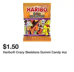 Five Below Haribo Crazy Skeletons Gummi Candy 4oz offer
