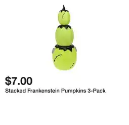 Five Below Stacked Frankenstein Pumpkins 3-Pack offer