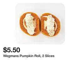 Wegmans Wegmans Pumpkin Roll, 2 Slices offer
