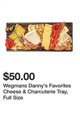 Wegmans Wegmans Danny's Favorites Cheese & Charcuterie Tray, Full Size offer