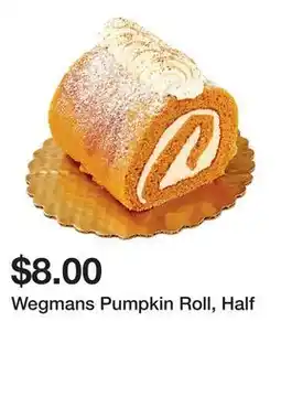 Wegmans Wegmans Pumpkin Roll, Half offer