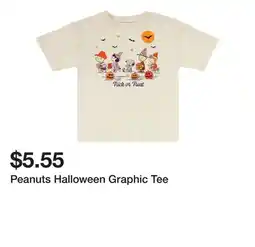 Five Below Peanuts Halloween Graphic Tee offer