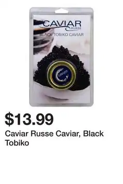 Wegmans Caviar Russe Caviar, Black Tobiko offer
