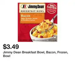 Wegmans Jimmy Dean Breakfast Bowl, Bacon, Frozen, Bowl offer