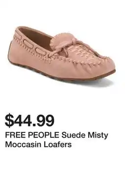 Marshalls FREE PEOPLE Suede Misty Moccasin Loafers offer