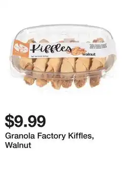 Wegmans Granola Factory Kiffles, Walnut offer